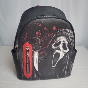 Hot Topic Black and Red Scream Backpack